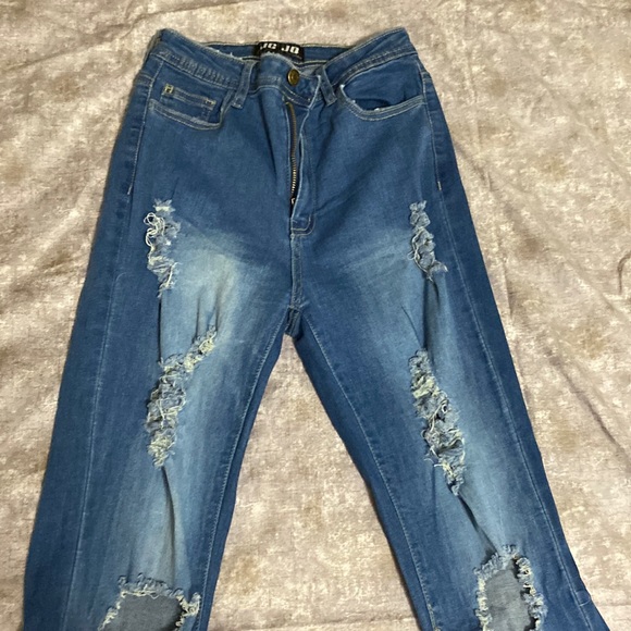 JC &JQ wide leg flare jeans - Picture 1 of 5